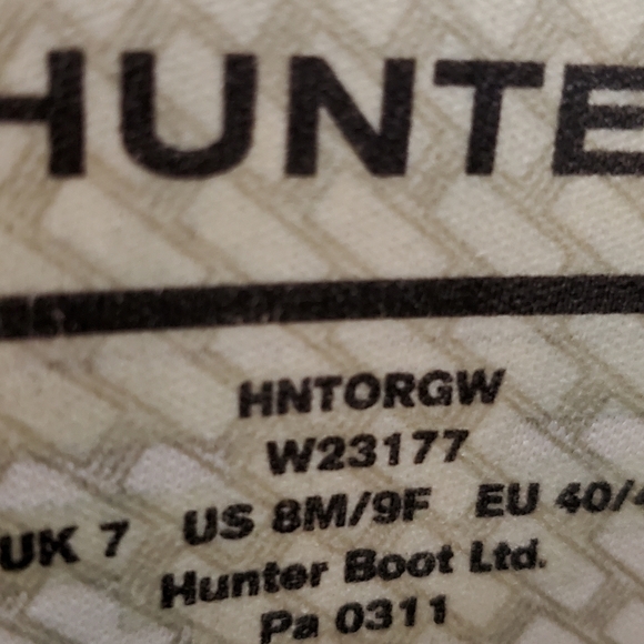 Like new Hunter Boots - Picture 5 of 5